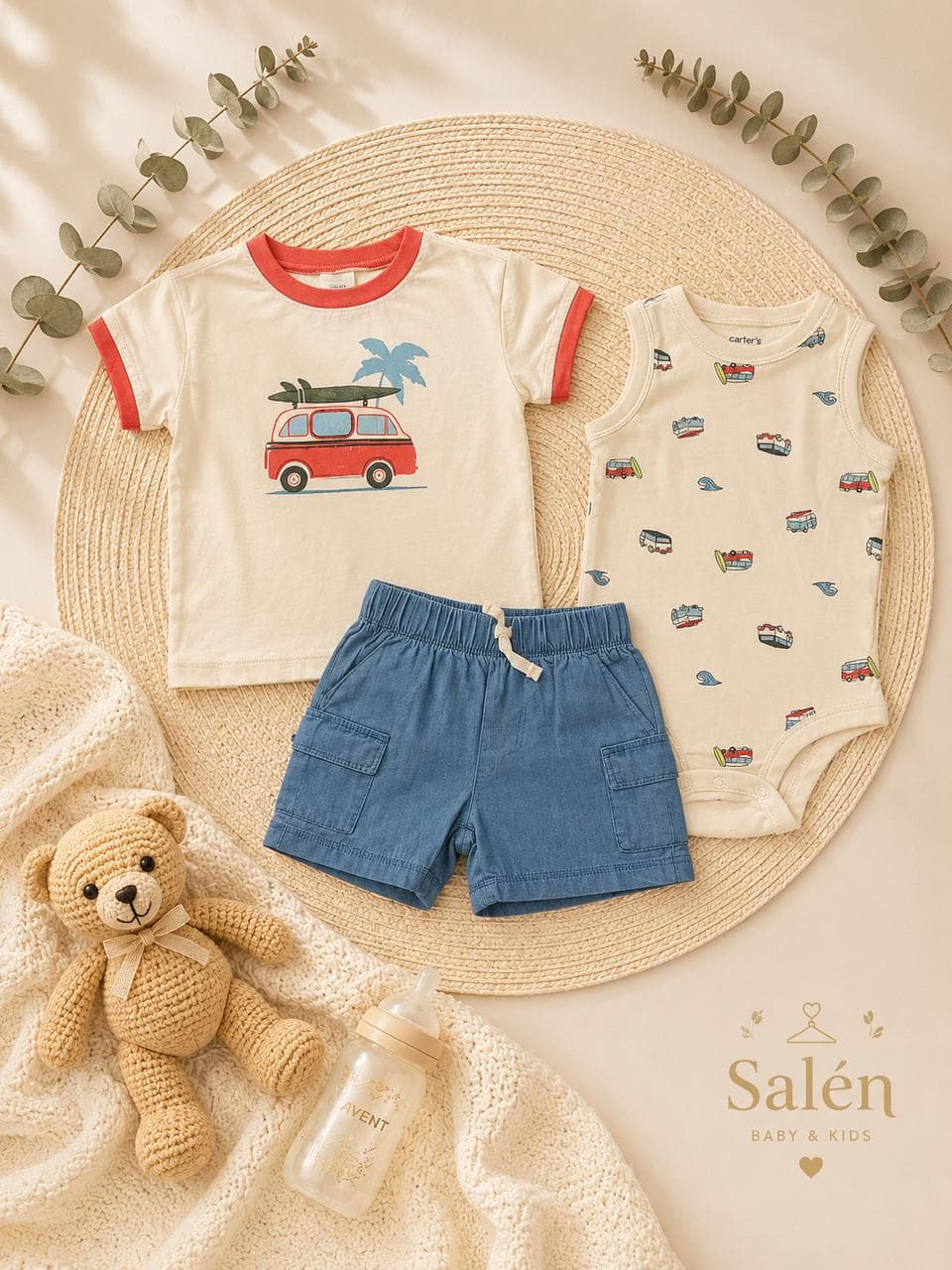 Enterizo Denim Suave Bebetto